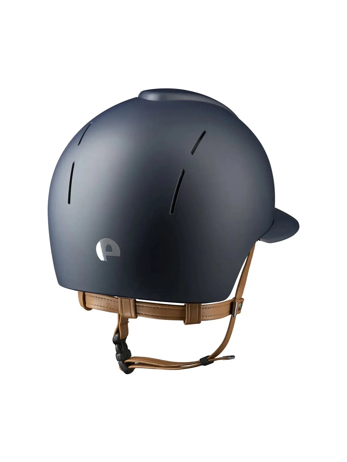 KEP SMART NOVA KASK JEŹDZIECKI TEXTILE POLO GRANATOWY Z BEŻOWYM PASKIEM - Kep Italia Equishop