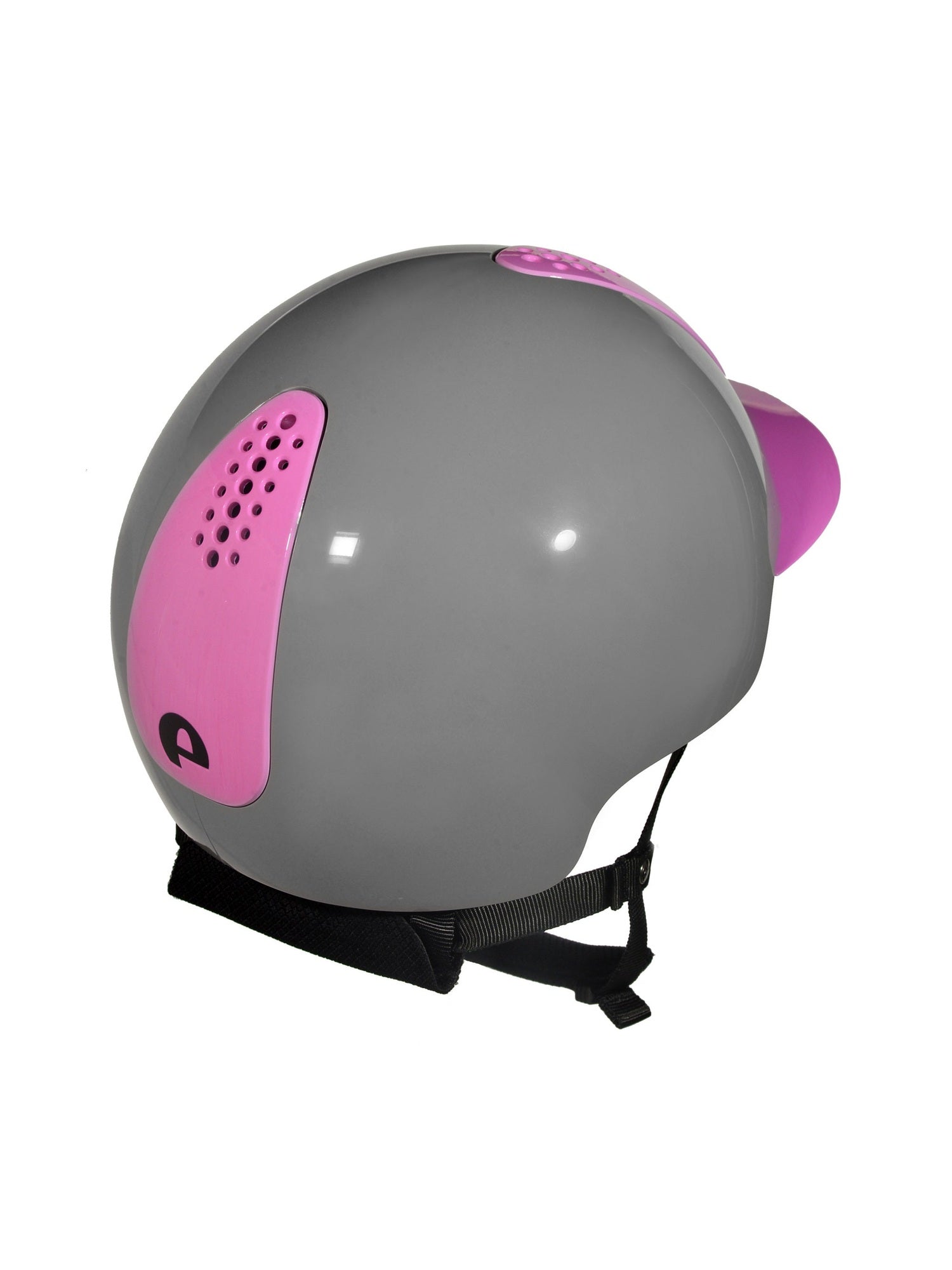 KEP ITALIA KEPPY KASK JEŹDZIECKI DZIECIĘCY SZARY / RÓŻOWY