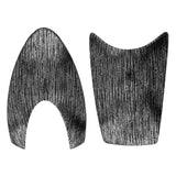 KEP ITALIA HELMET FRONT AND BACK INSERTS LEATHER LAMINATED SILVER