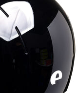 KEP ITALIA SMART KASK JEŹDZIECKI POLISH CZARNY Z BRĄZOWYM PASKIEM