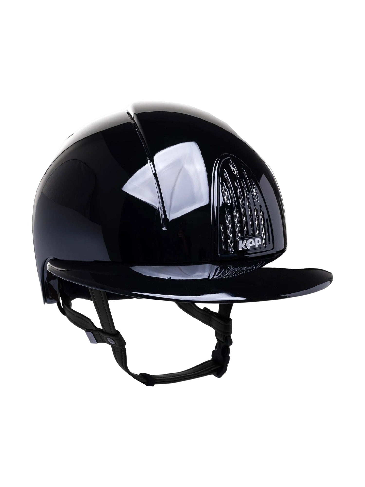 KEP ITALIA SMART POLO VISOR KASK JEŹDZIECKI POLISH CZARNY