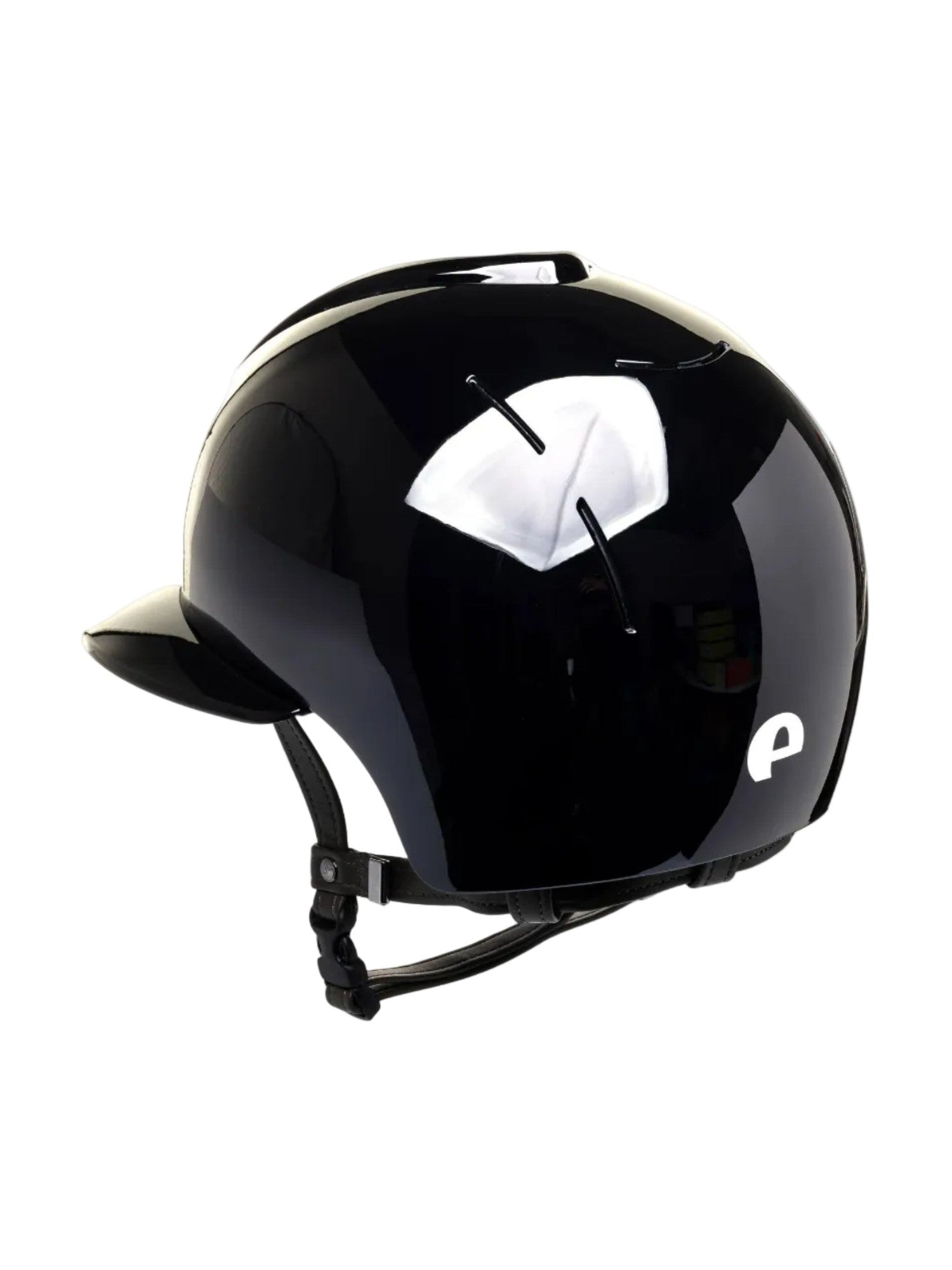 KEP ITALIA SMART POLO VISOR KASK JEŹDZIECKI POLISH CZARNY