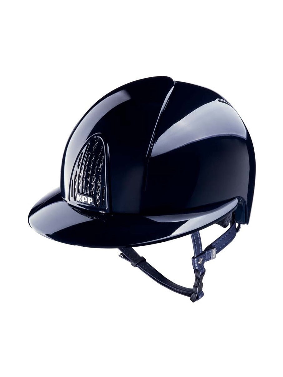 KEP ITALIA SMART POLO VISOR KASK JEŹDZIECKI POLISH GRANATOWY