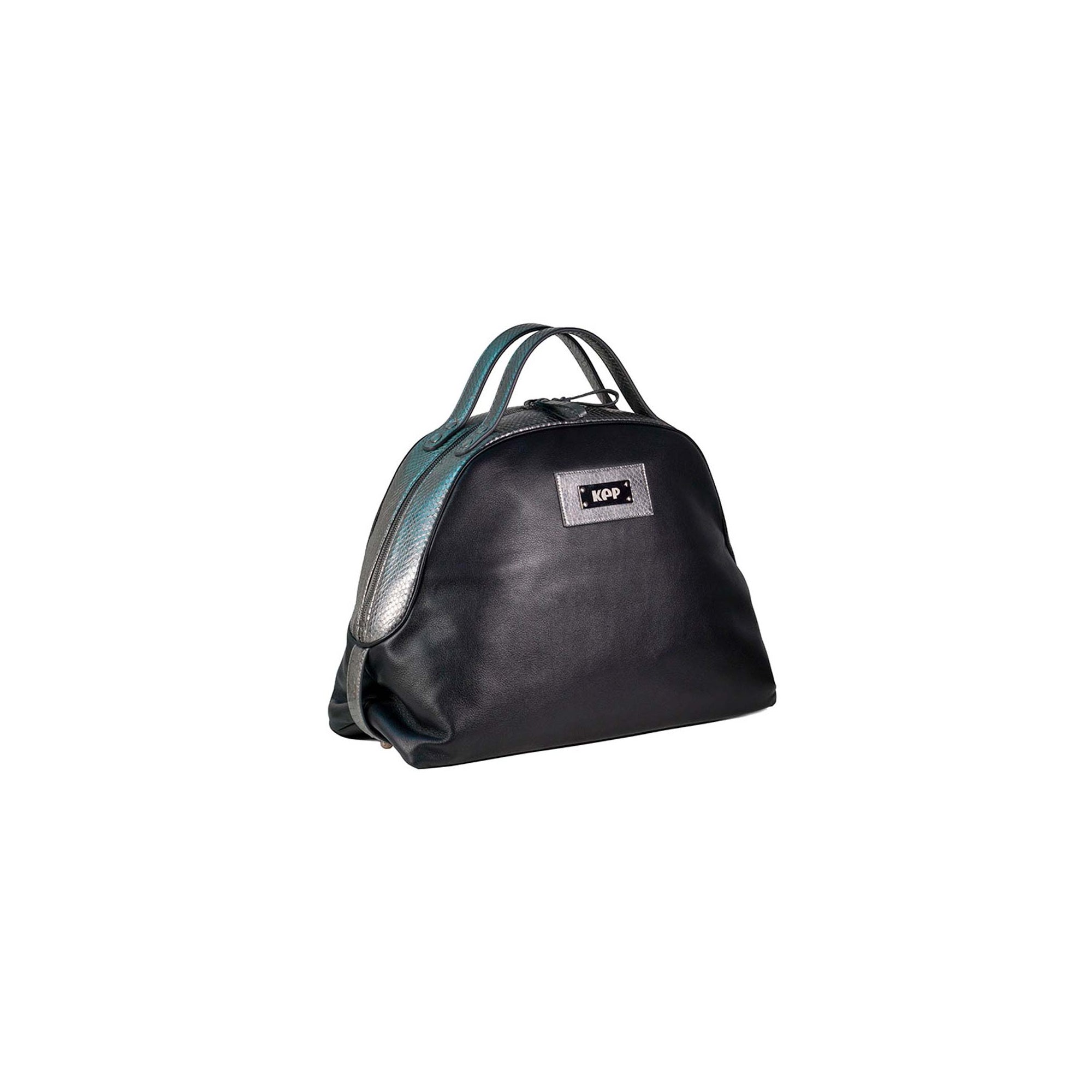 KEP ITALIA TORBA SKÓRZANA NA KASK JEŹDZIECKI SNAKE