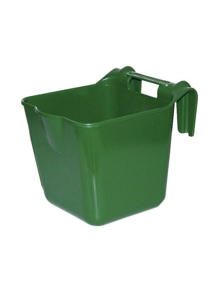 KERBL KARMIDŁO HANGON Z ZAWIESIEM PROSTOKĄTNE OLIWKOWE 13 L - KERBL Equishop
