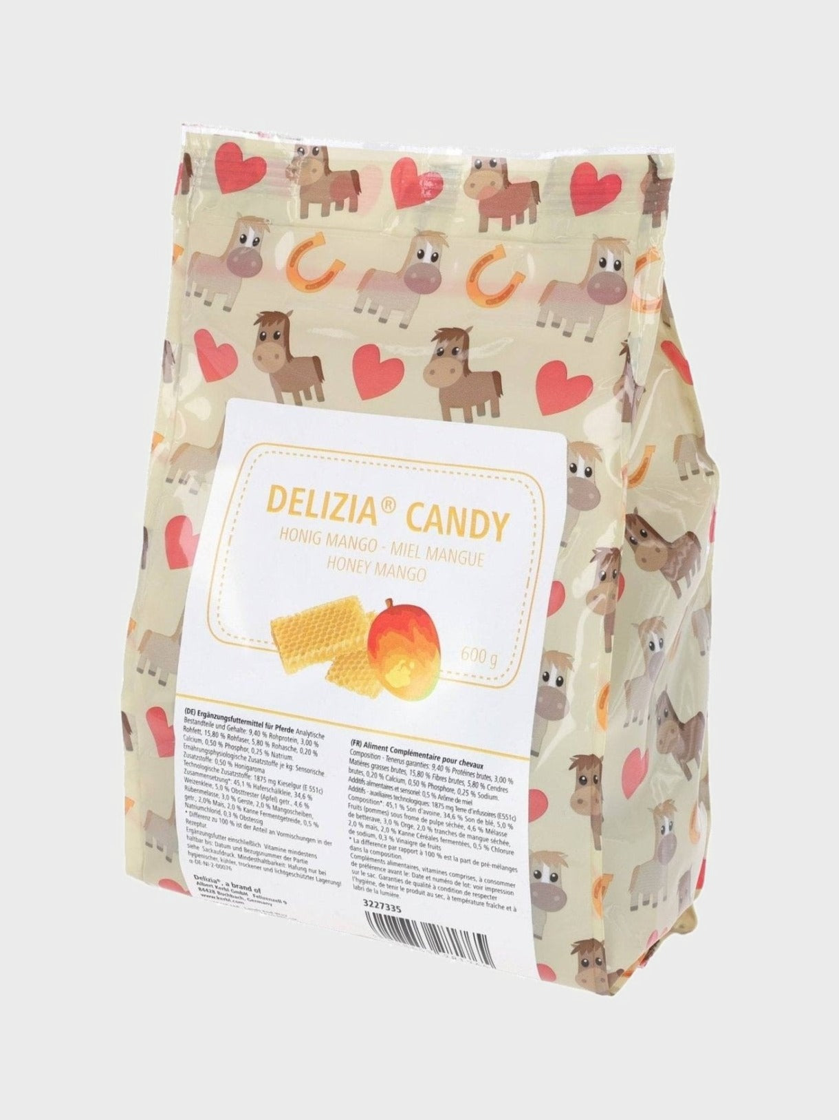 KERBL SMAKOŁYKI DLA KONIA DELIZIA CANDY MIÓD/MANGO 600 G - KERBL Equishop
