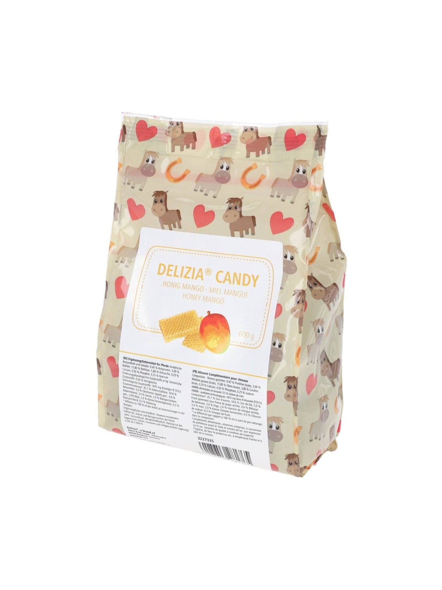 KERBL SMAKOŁYKI DLA KONIA DELIZIA CANDY MIÓD/MANGO 600 G - KERBL Equishop