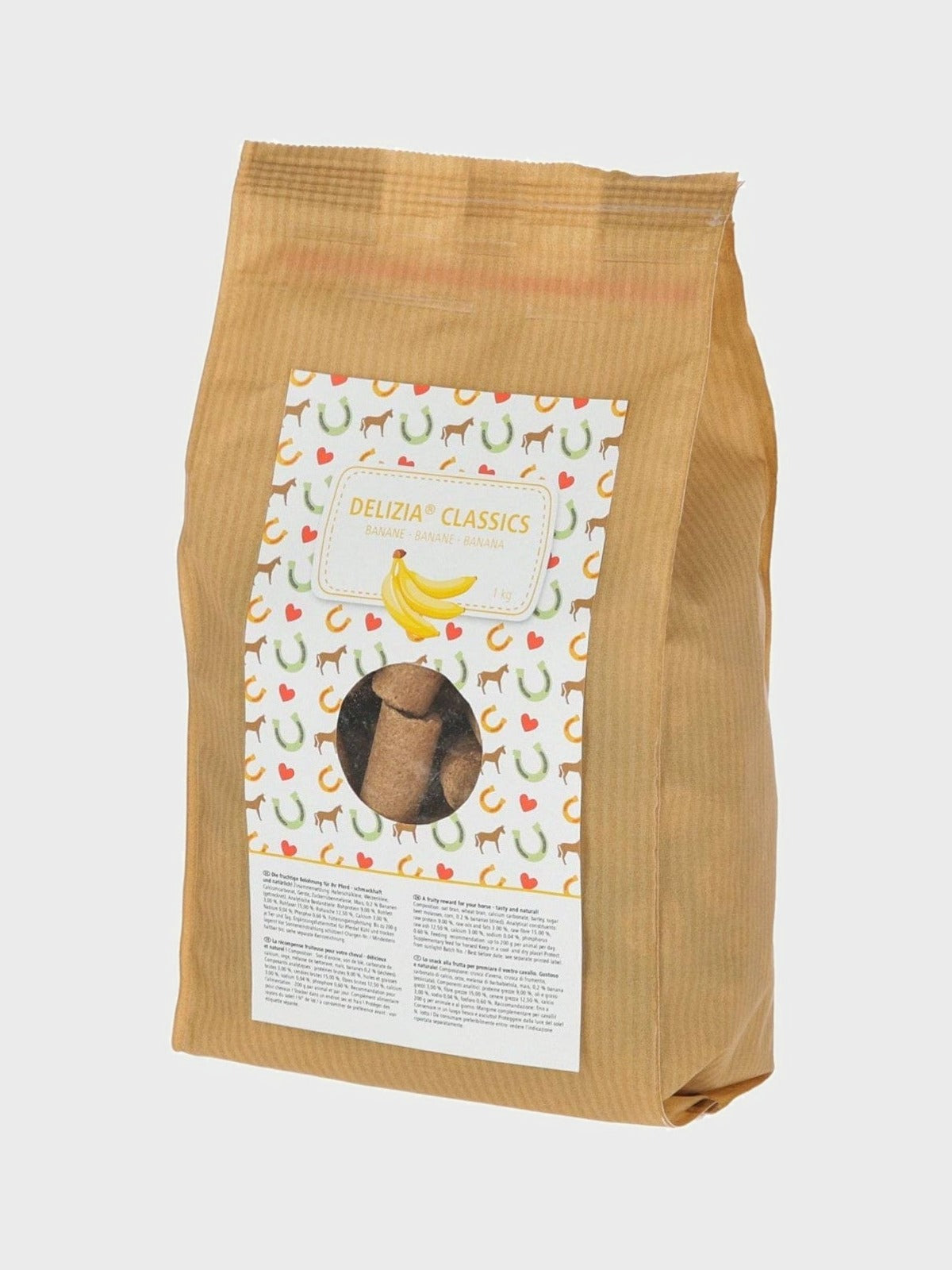 KERBL SMAKOŁYKI DLA KONIA DELIZIA CLASSIC BANAN 1 KG - KERBL Equishop