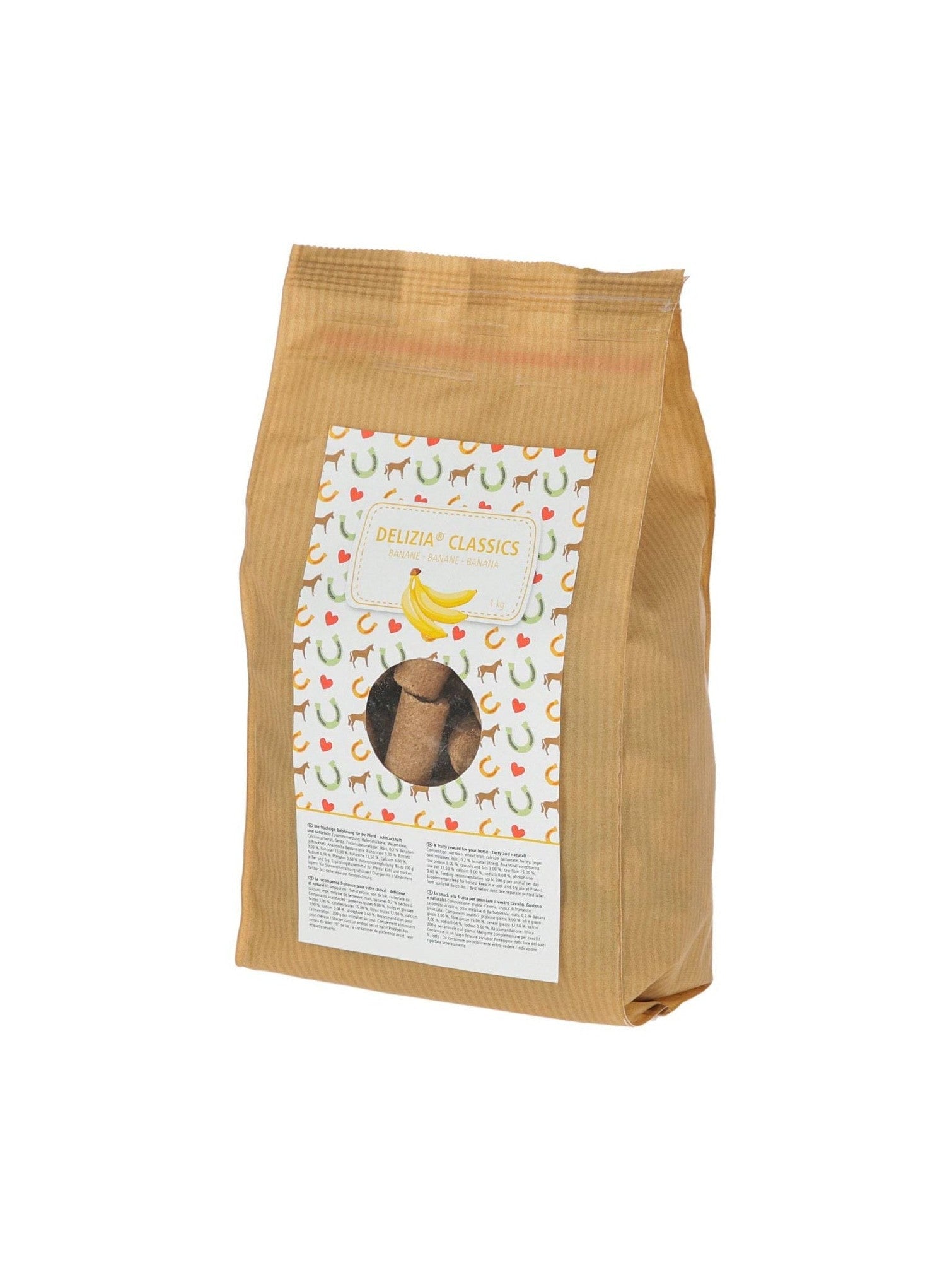 KERBL SMAKOŁYKI DLA KONIA DELIZIA CLASSIC BANAN 1 KG - KERBL Equishop