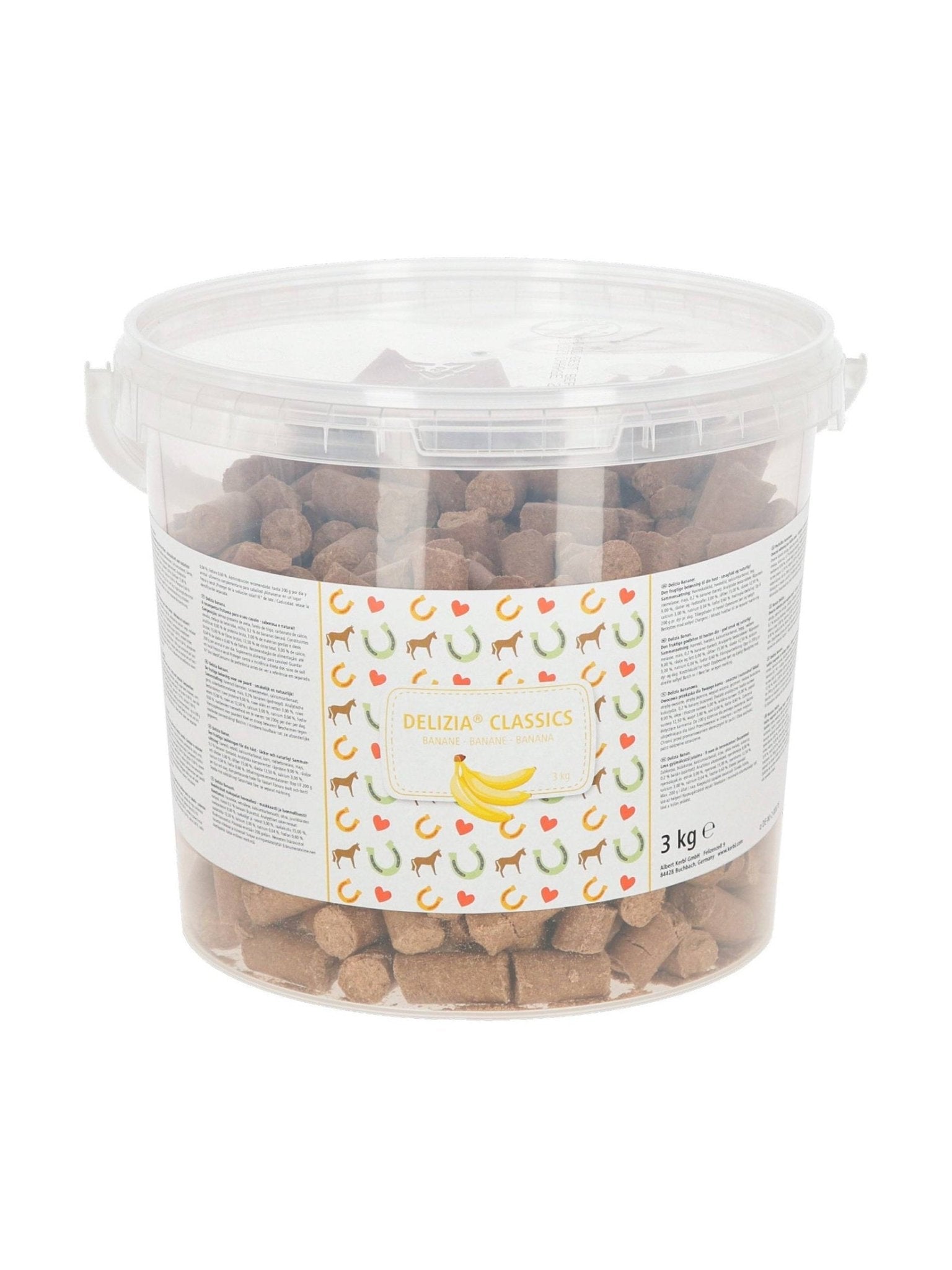 KERBL SMAKOŁYKI DLA KONIA DELIZIA CLASSIC BANAN 3 KG - KERBL Equishop