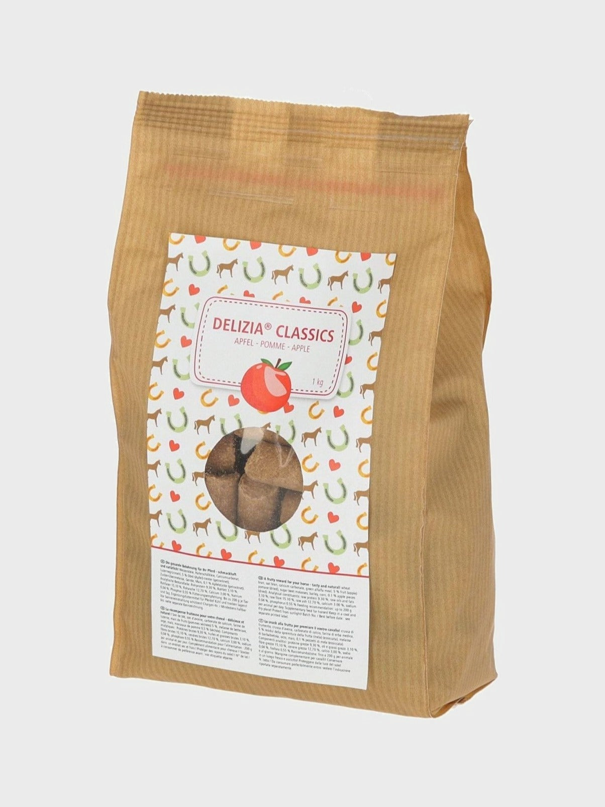 KERBL SMAKOŁYKI DLA KONIA DELIZIA CLASSIC JABŁKO 1 KG - KERBL Equishop