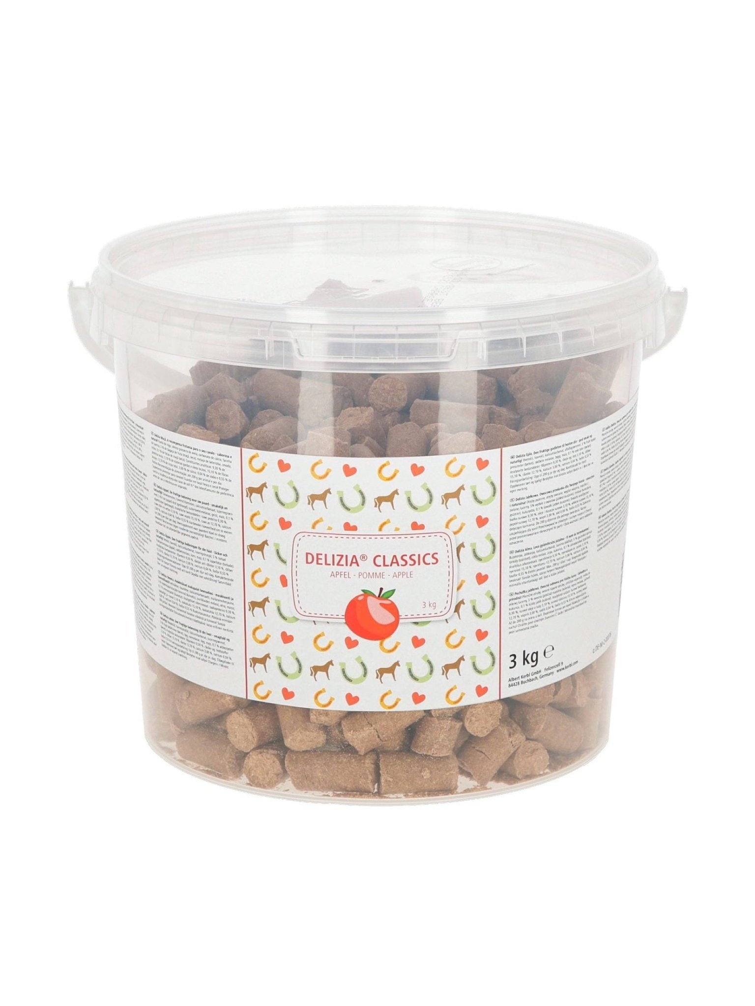 KERBL SMAKOŁYKI DLA KONIA DELIZIA CLASSIC JABŁKO 3 KG - KERBL Equishop
