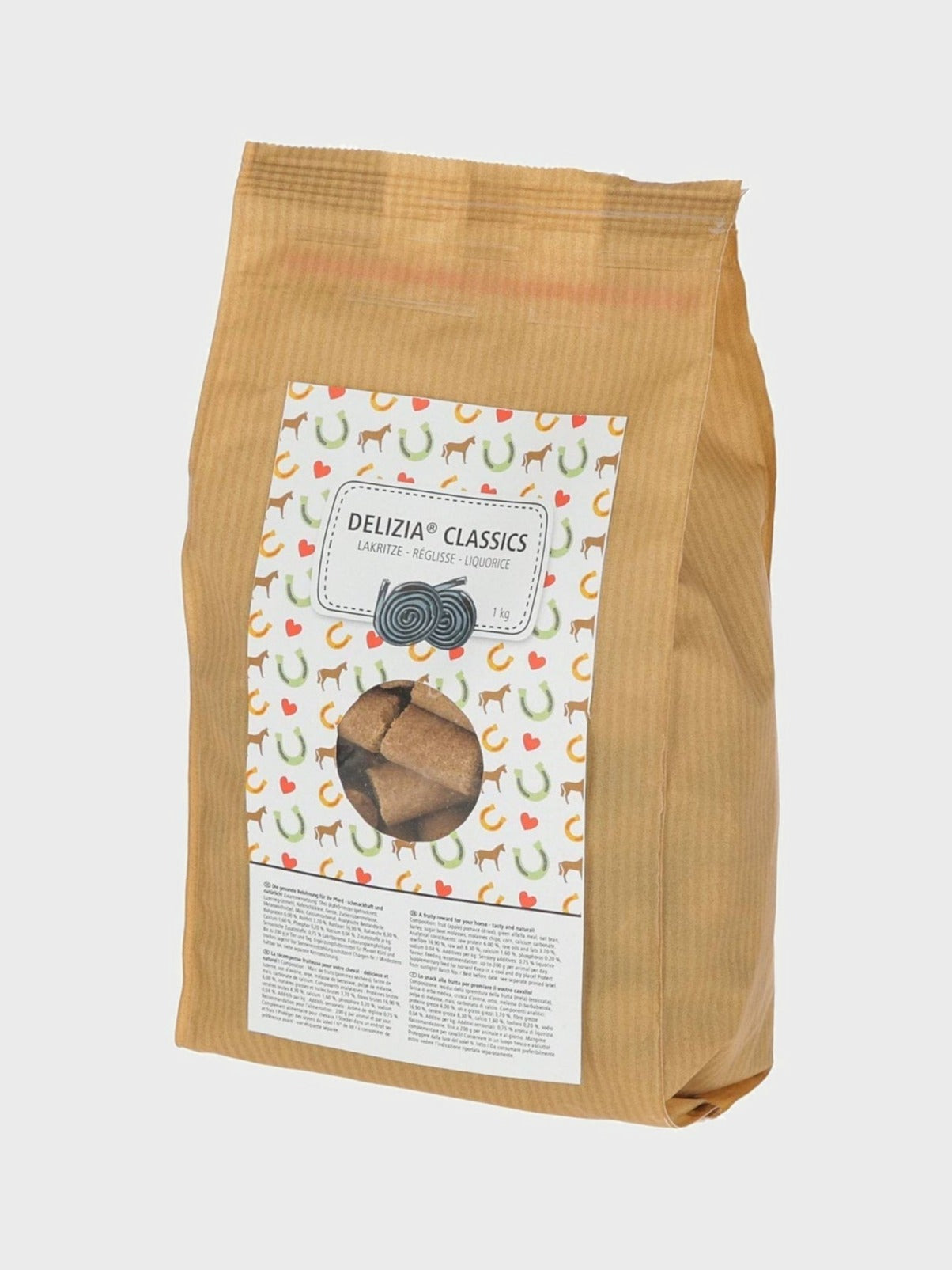 KERBL SMAKOŁYKI DLA KONIA DELIZIA CLASSIC LUKRECJA 1 KG - KERBL Equishop