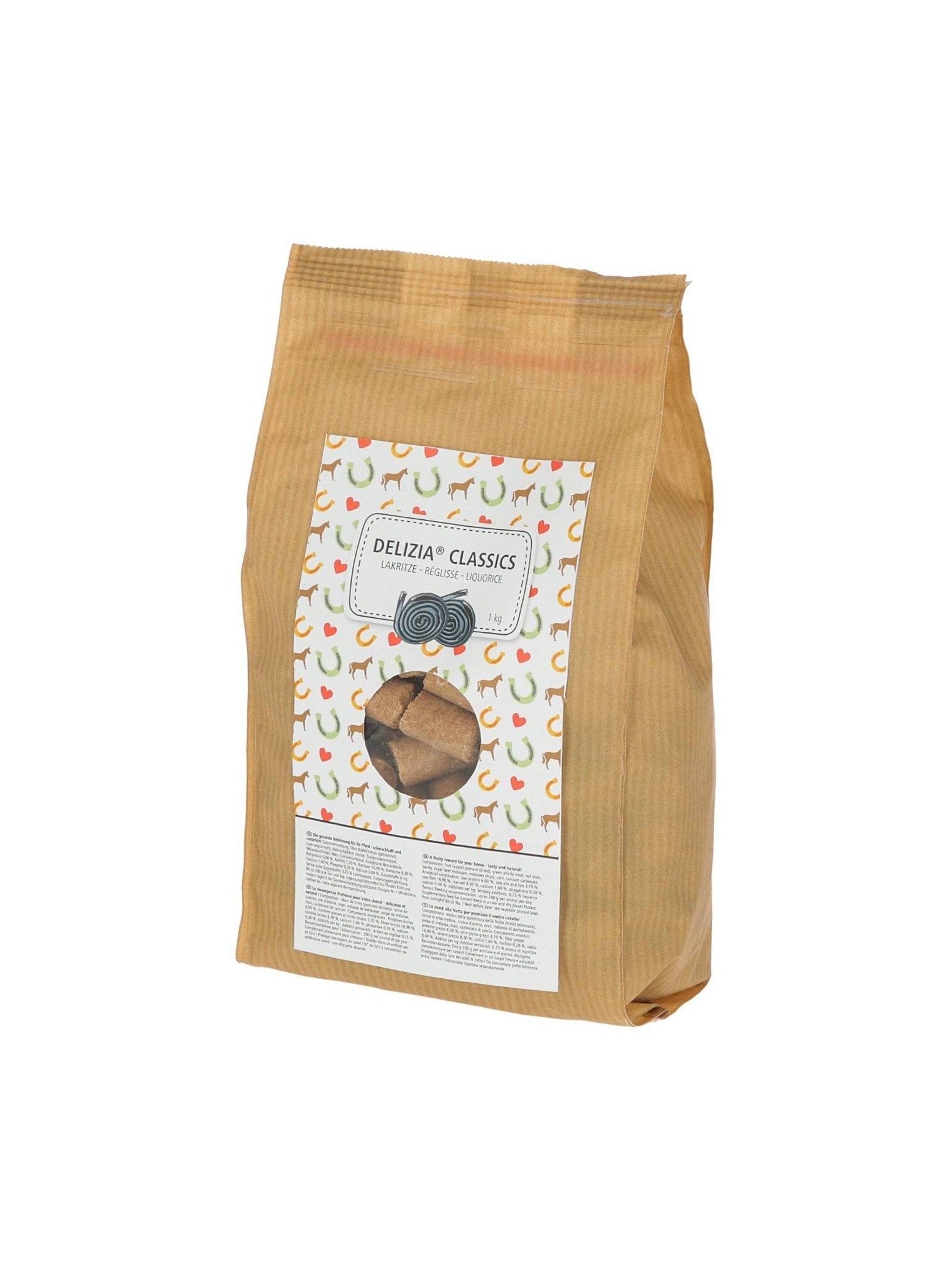 KERBL SMAKOŁYKI DLA KONIA DELIZIA CLASSIC LUKRECJA 1 KG - KERBL Equishop