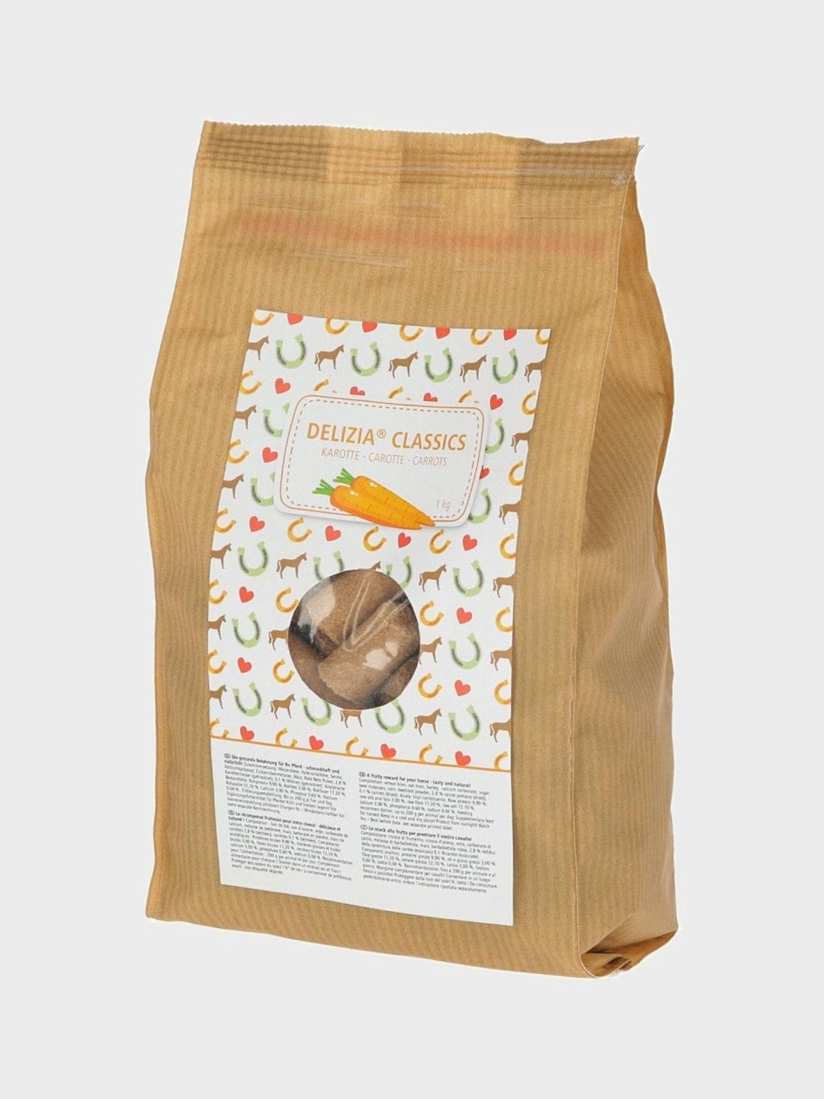 KERBL SMAKOŁYKI DLA KONIA DELIZIA CLASSIC MARCHEWKA 1 KG - KERBL Equishop