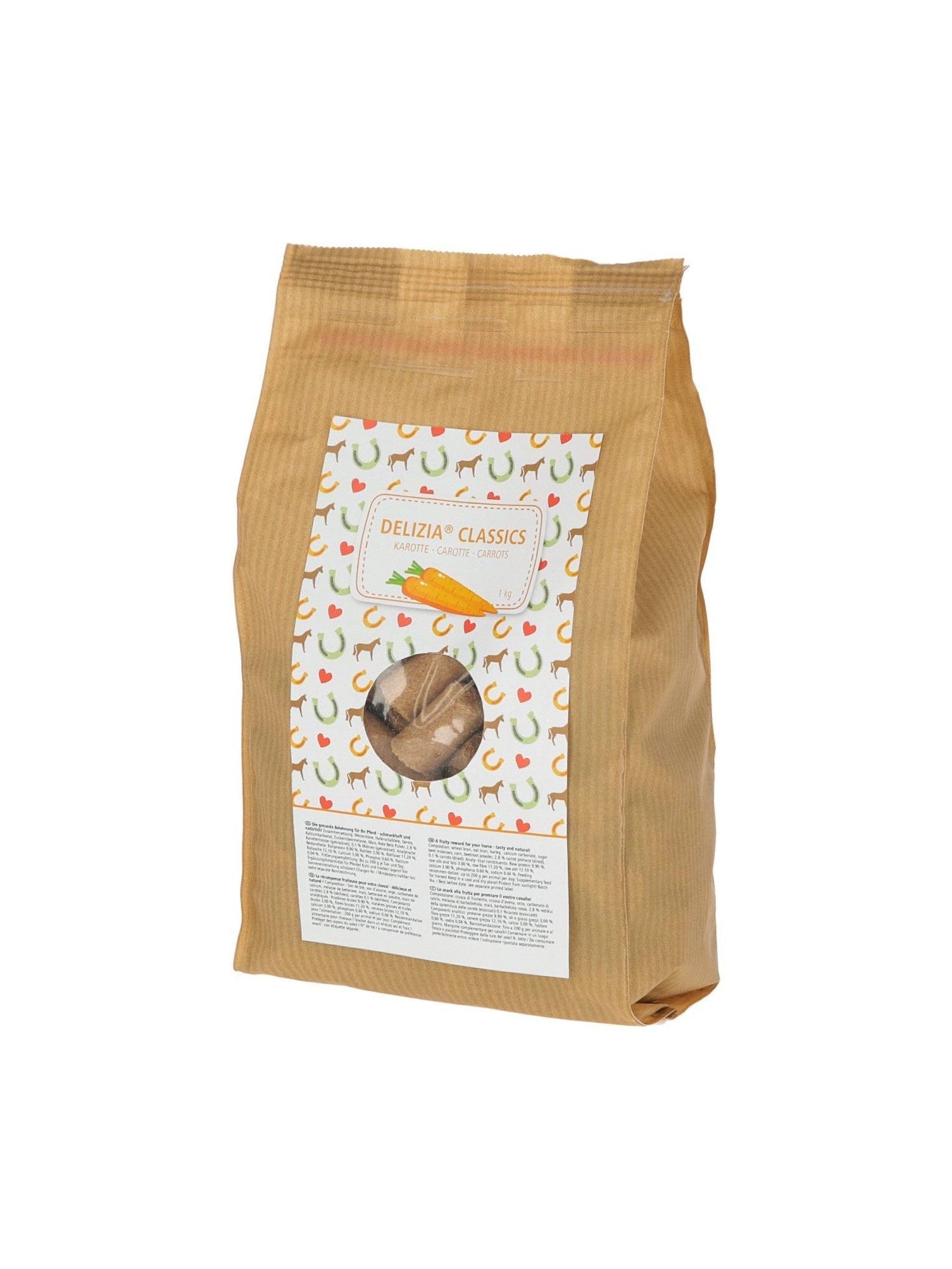 KERBL SMAKOŁYKI DLA KONIA DELIZIA CLASSIC MARCHEWKA 1 KG - KERBL Equishop