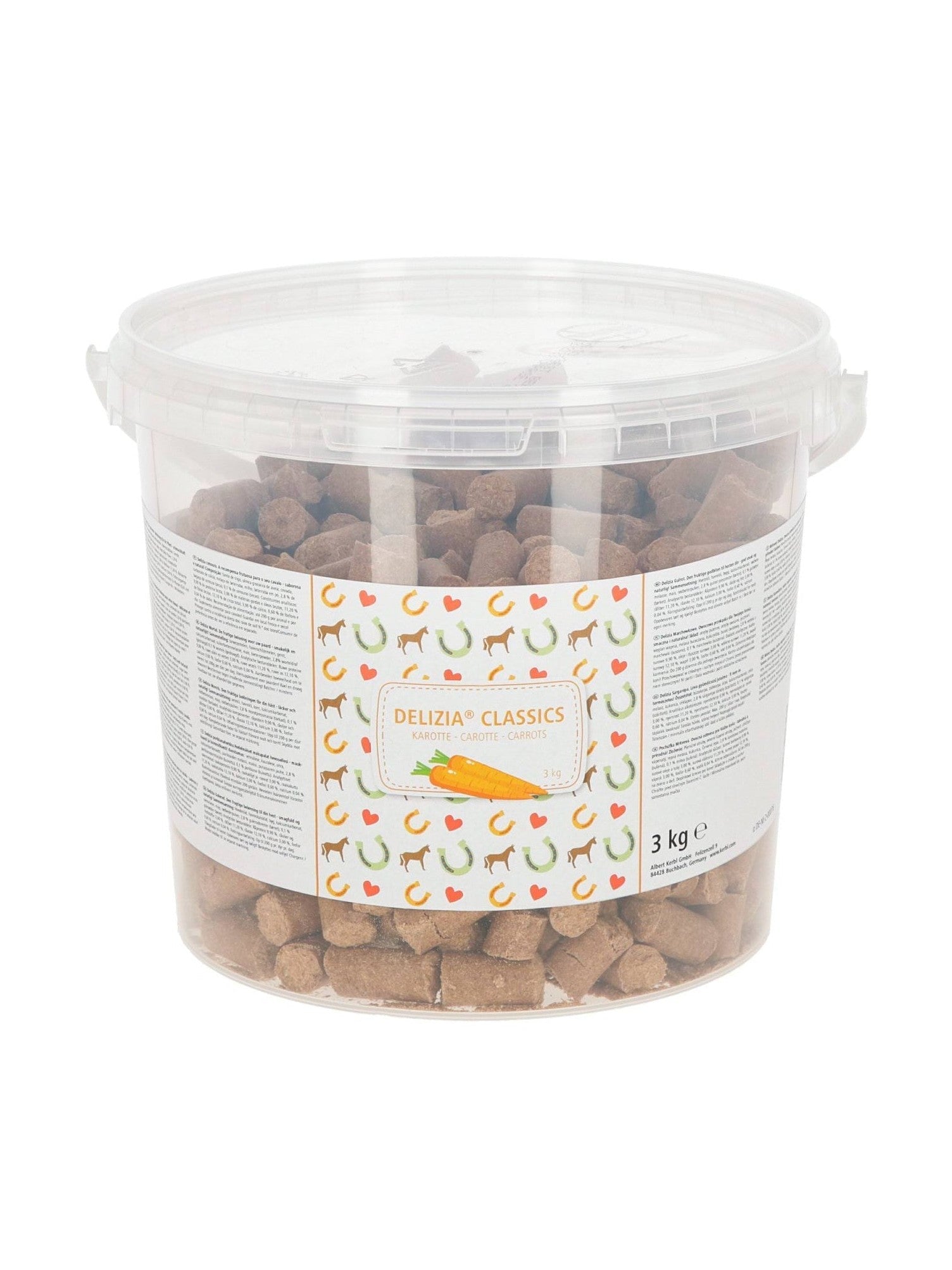 KERBL SMAKOŁYKI DLA KONIA DELIZIA CLASSIC MARCHEWKA 3 KG - KERBL Equishop