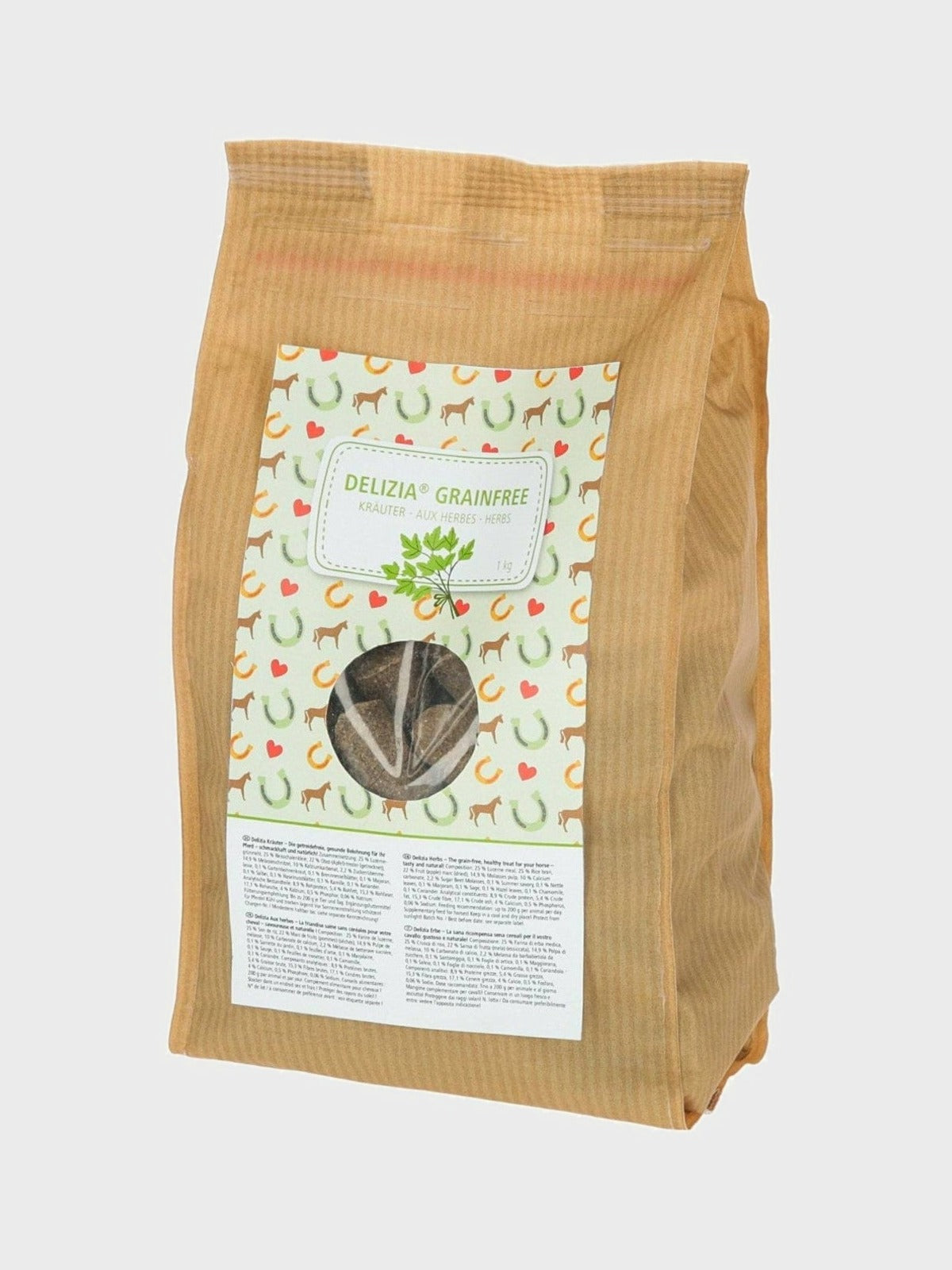 KERBL SMAKOŁYKI DLA KONIA DELIZIA GRAINFREE ZIOŁA 1 KG - KERBL Equishop