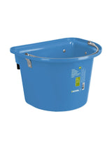 KERBL ŻŁÓB NA PASZĘ DLA KONIA Z ZAWIESIEM I PAŁĄKIEM 12 L JASNONIEBIESKI - KERBL Equishop