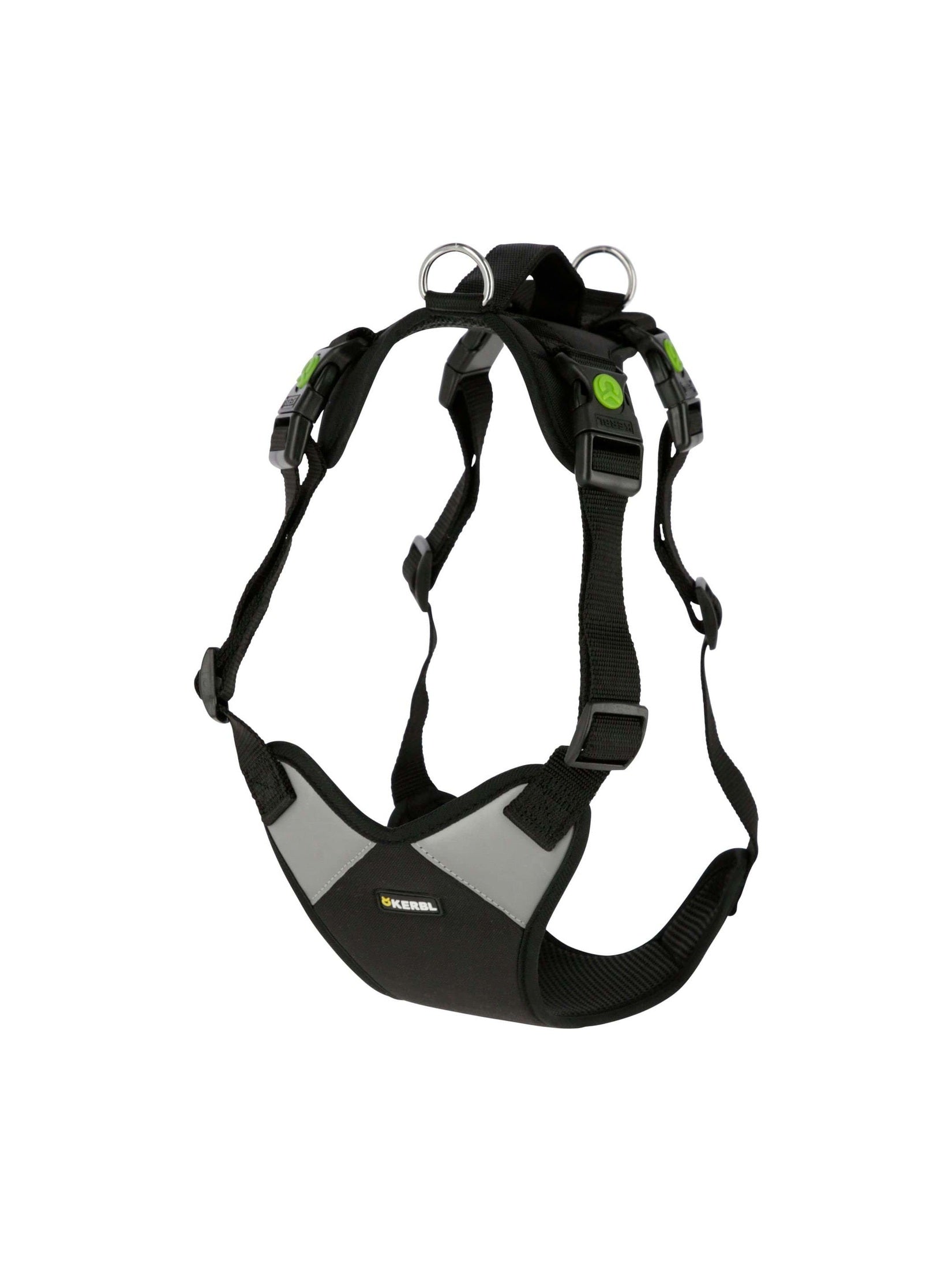 KERBL SZELKI DLA PSA PULSIVE CZARNE Z ODBLASKAMI 56-74 CM