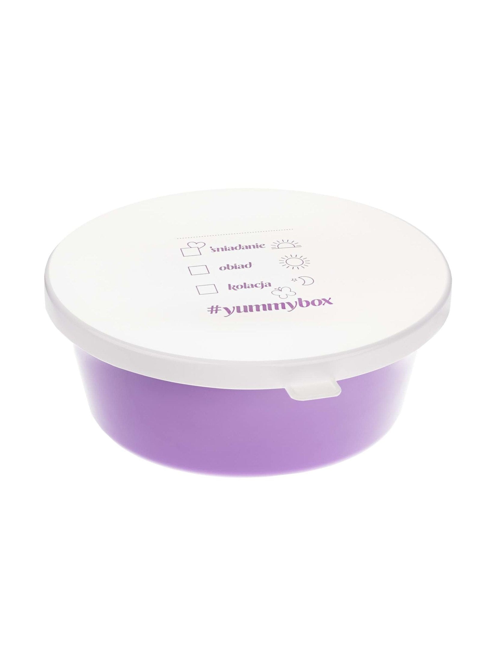 KERBL ZESTAW MISKA NA PASZĘ DLA KONIA Z POKRYWKĄ YUMMY 6 L LAWENDOWA