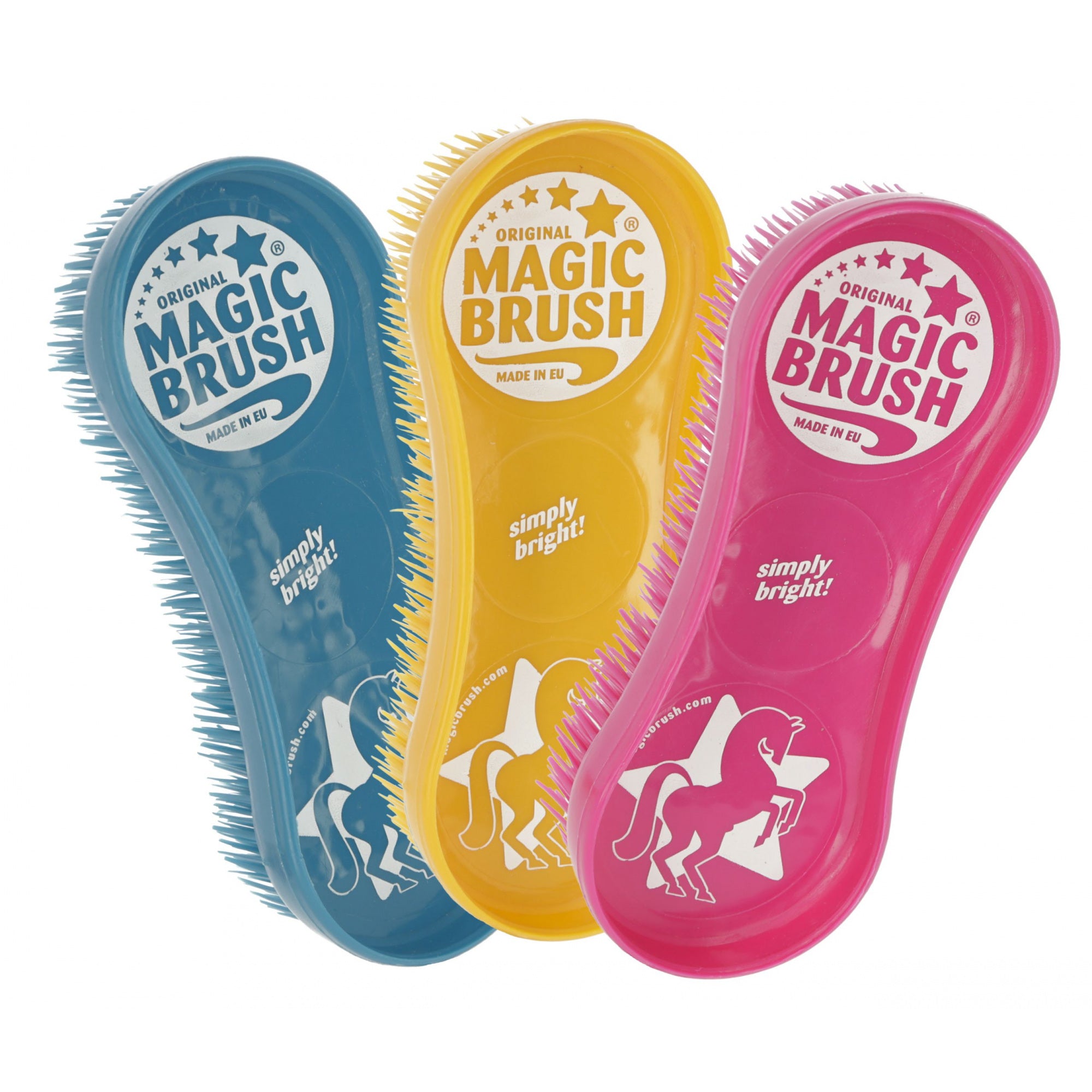 MAGIC BRUSH CLASSIC BODY BRUSH FOR HORSES 3 PCS.
