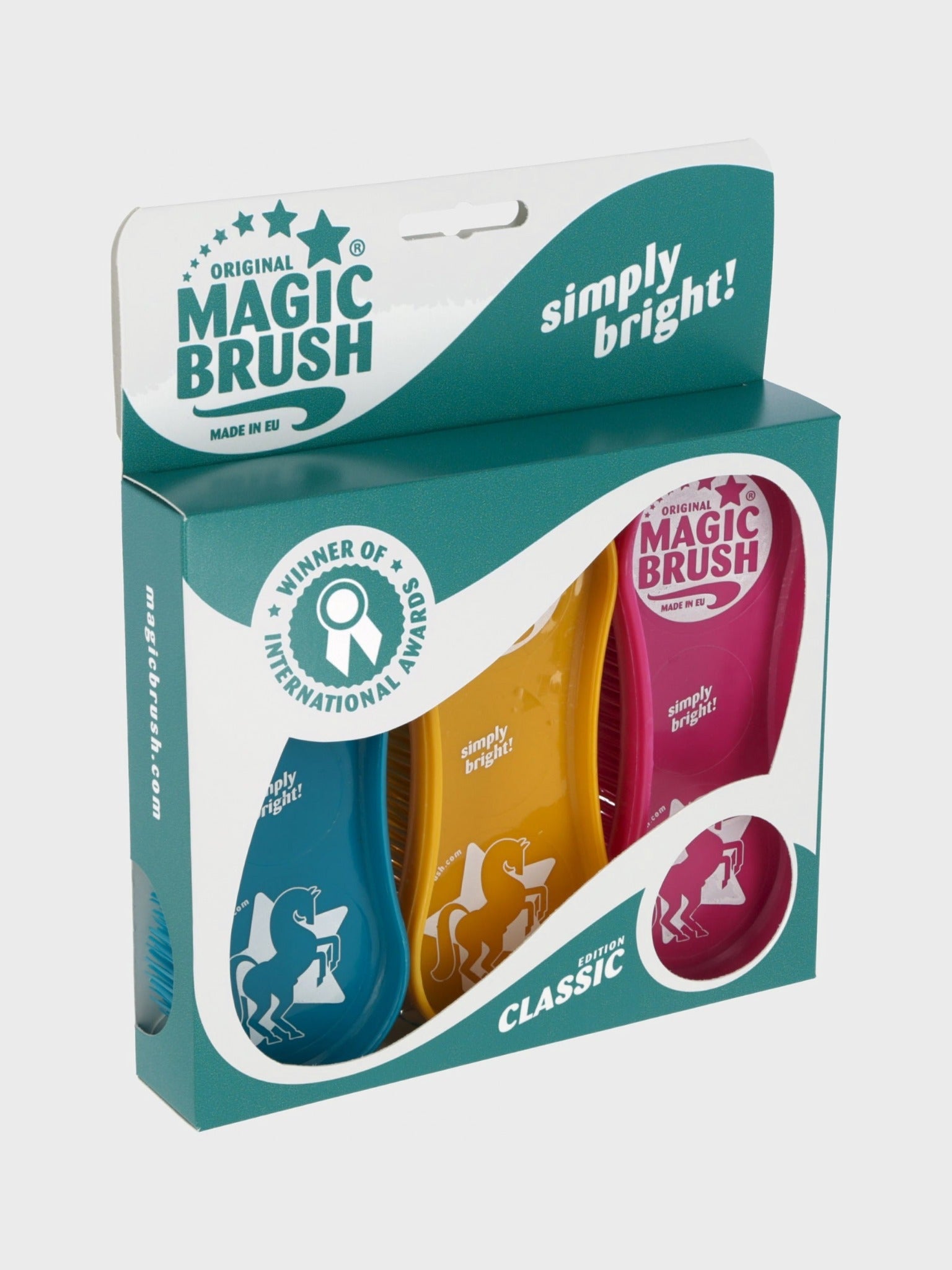 MAGIC BRUSH CLASSIC ZESTAW SZCZOTEK DO PIELĘGNACJI KONIA 3 SZT. - Magic Brush Equishop Pielęgnacja koni