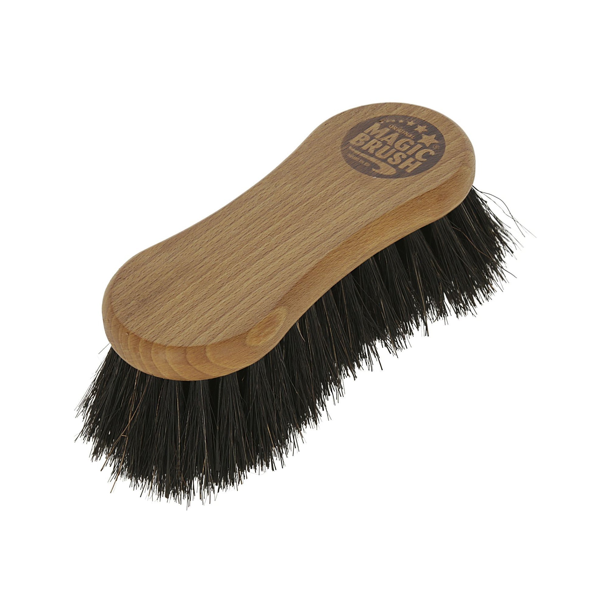 MAGIC BRUSH GRUBA SZCZOTKA DO CZYSZCZENIA SIERŚCI KONIA DREWNIANIA - Magic Brush Equishop