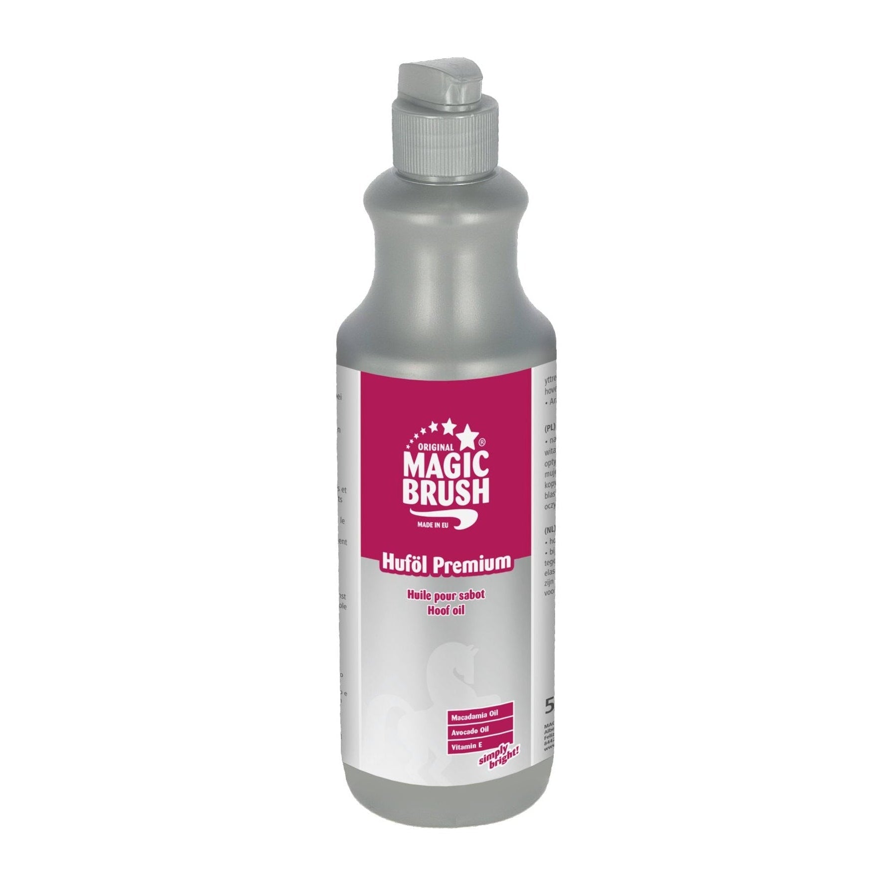 MAGIC BRUSH HOOF CARE OLEJ DO PIELĘGNACJI KOPYT KONIA BEZ PĘDZLA 425 ML - Magic Brush Equishop