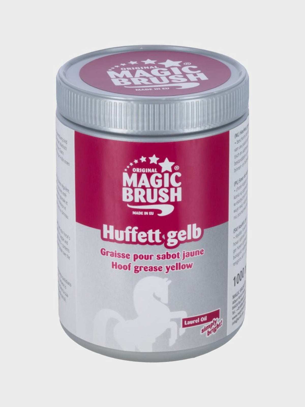 MAGIC BRUSH SMAR DO KOPYT DLA KONIA HOOF CARE ŻÓŁTY 1000 ML - Magic Brush Equishop
