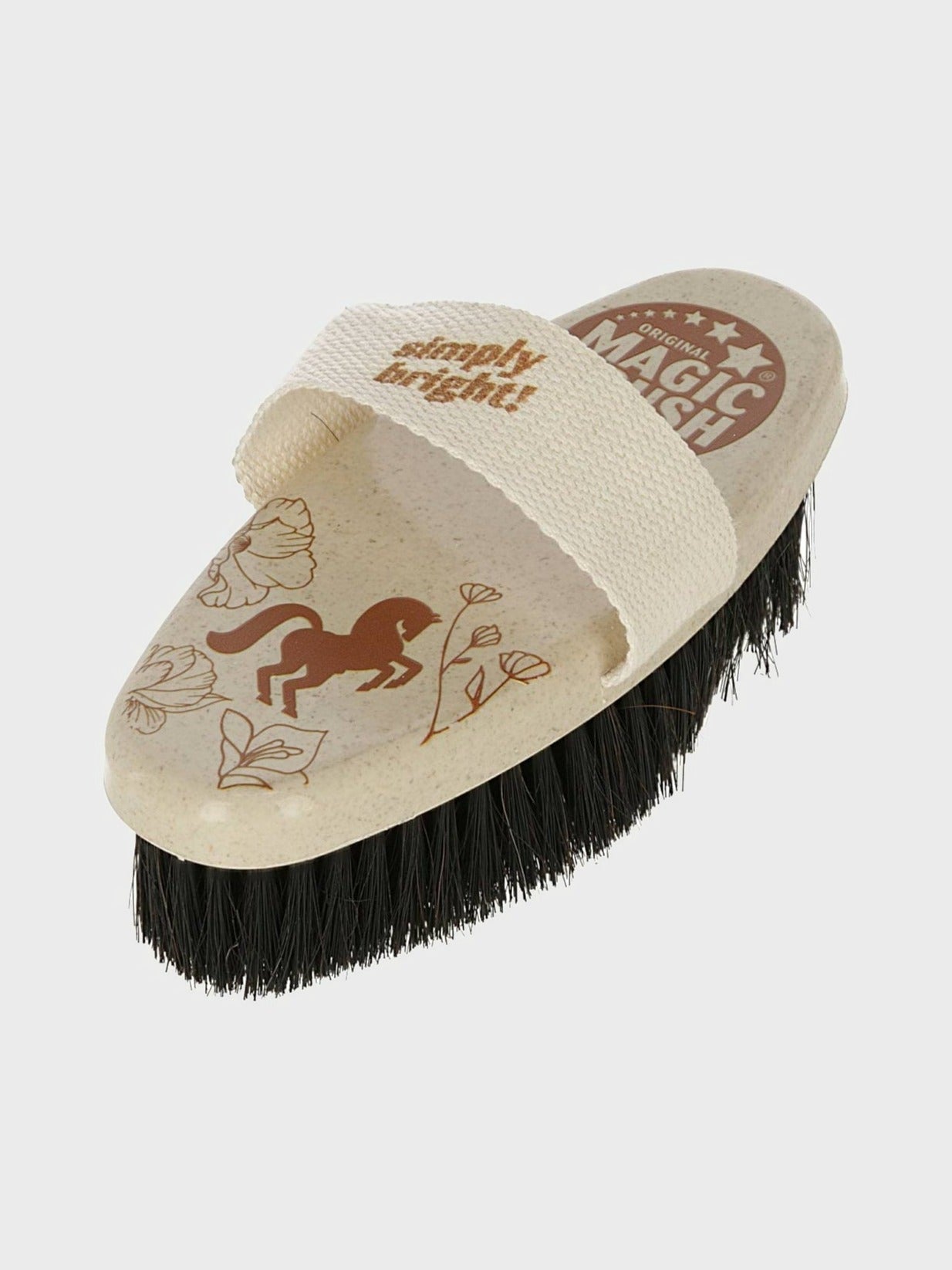 MAGIC BRUSH SZCZOTKA DLA KONIA MIĘKKA ZE SZLUFKĄ WATERLILY - Magic Brush Equishop