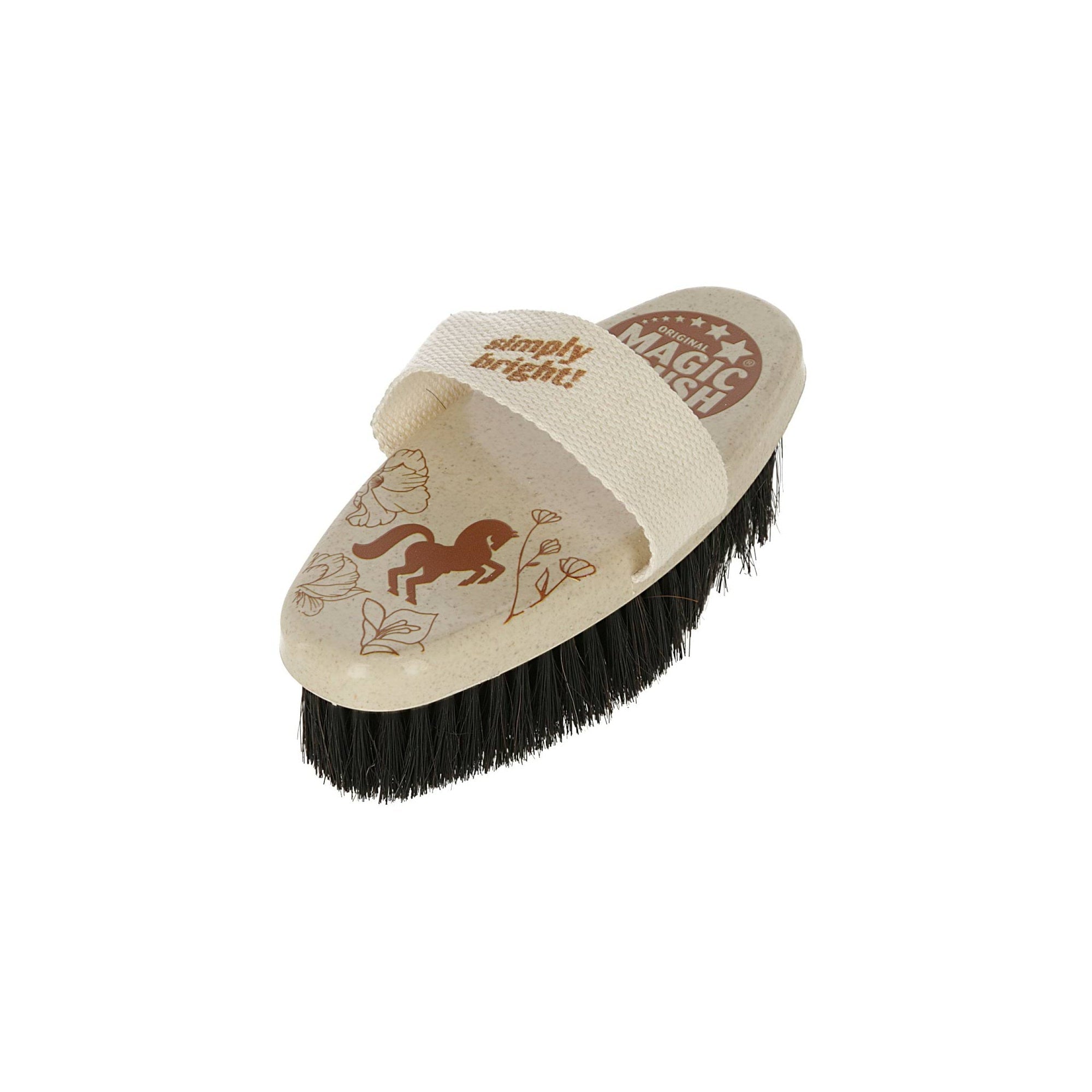 MAGIC BRUSH SZCZOTKA DLA KONIA MIĘKKA ZE SZLUFKĄ WATERLILY - Magic Brush Equishop