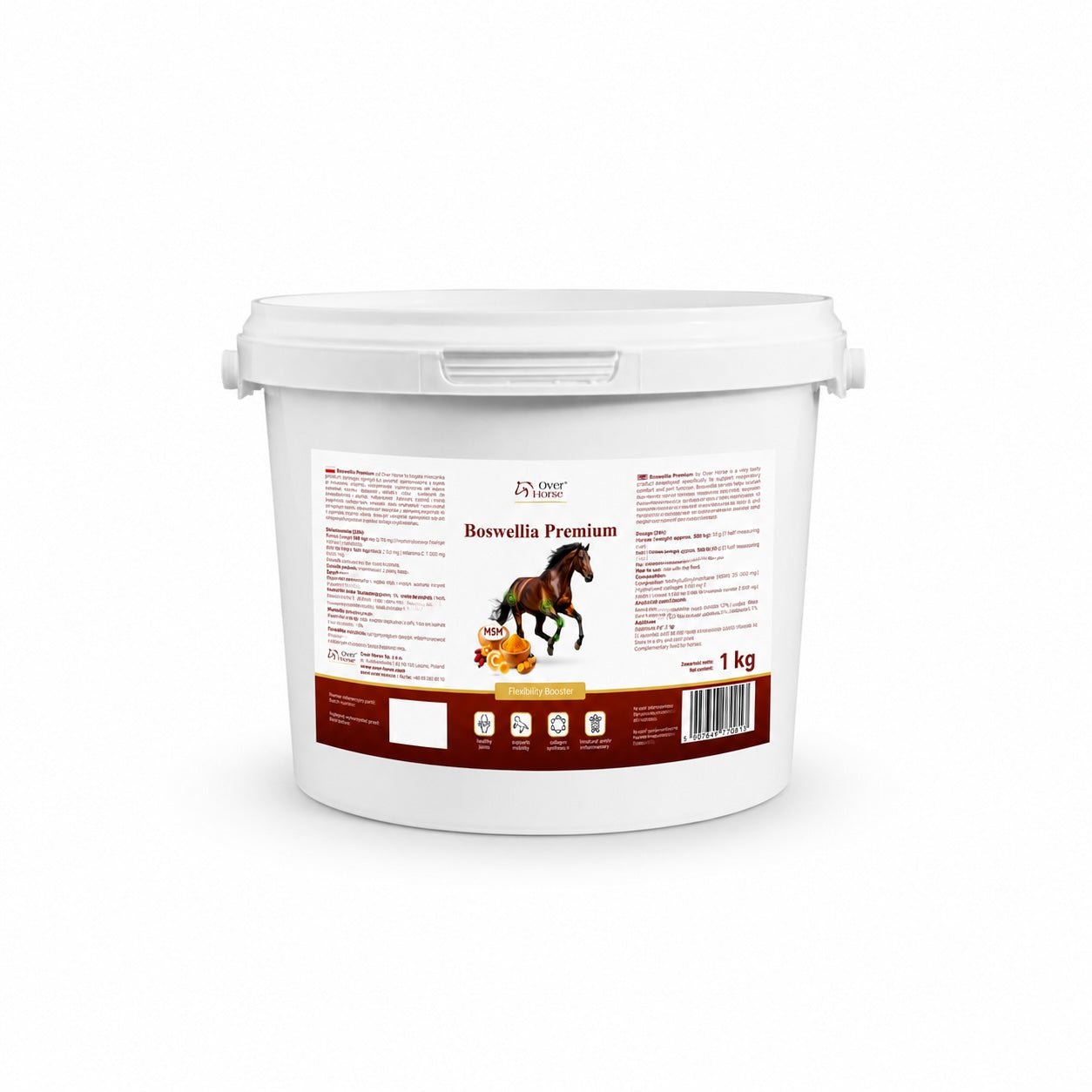 OVER HORSE BOSWELLIA PREMIUM PREPARAT NA STAWY KONIA 1KG - OVER HORSE Equishop