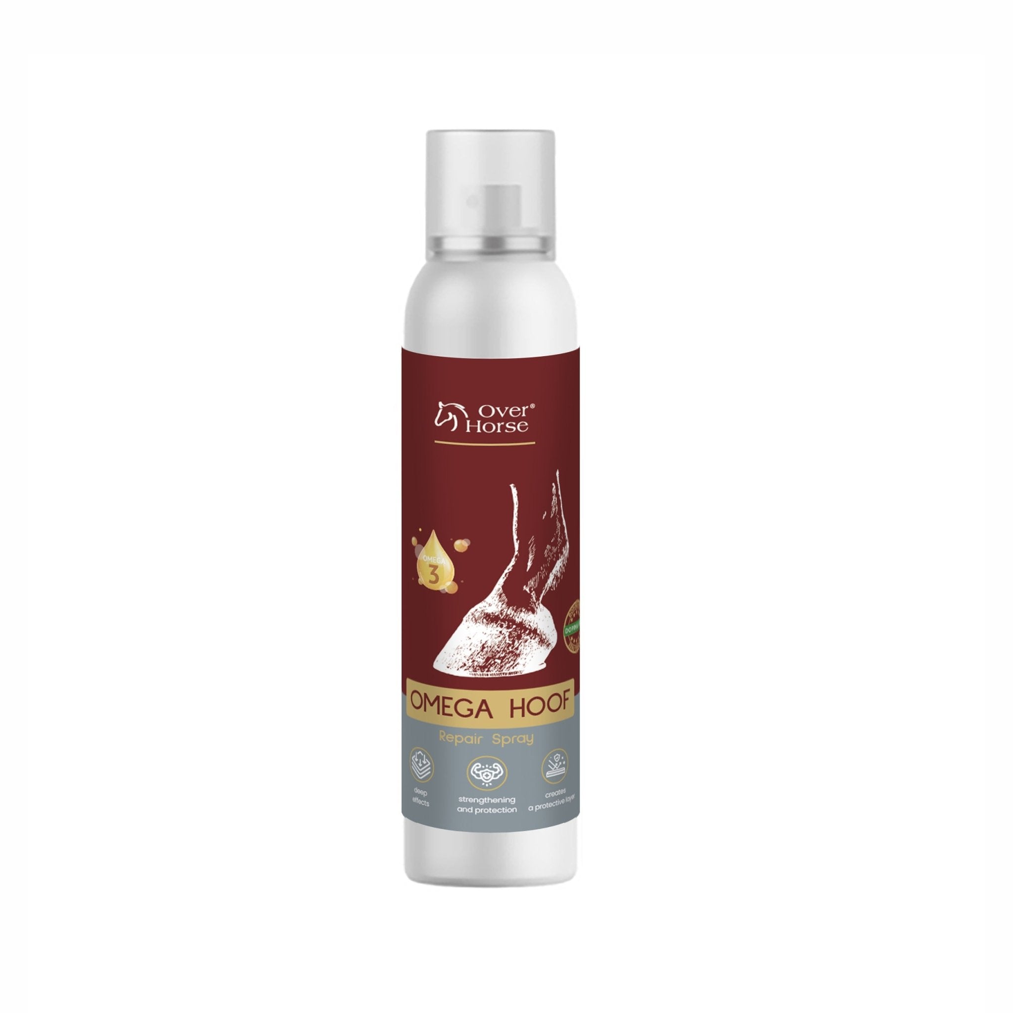 OVER HORSE OMEGA SPRAY DO KOPYT KONIA 150 ML - Over Horse Equishop