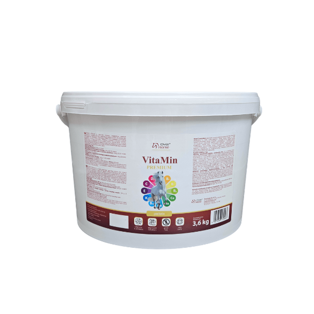 OVER HORSE VITAMIN PREMIUM WITAMINY DLA KONI W GRANULACIE 3,6 KG - OVER HORSE Equishop