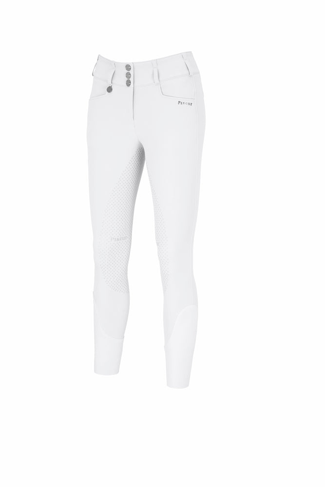 PIKEUR CANDELA SD BIAŁE BRYCZESY JEŹDZIECKIE Z PEŁNYM LEJEM DAMSKIE THE CORE