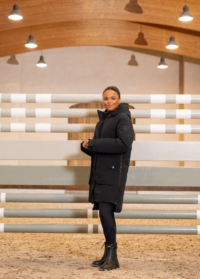 PIKEUR JEŹDZIECKI PŁASZCZ PRZECIWDESZCZOWY DAMSKI ATHLEISURE