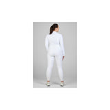 PIKEUR LAURE SD BRYCZESY JEŹDZIECKIE Z WYSOKIM STANEM BIAŁE DAMSKIE