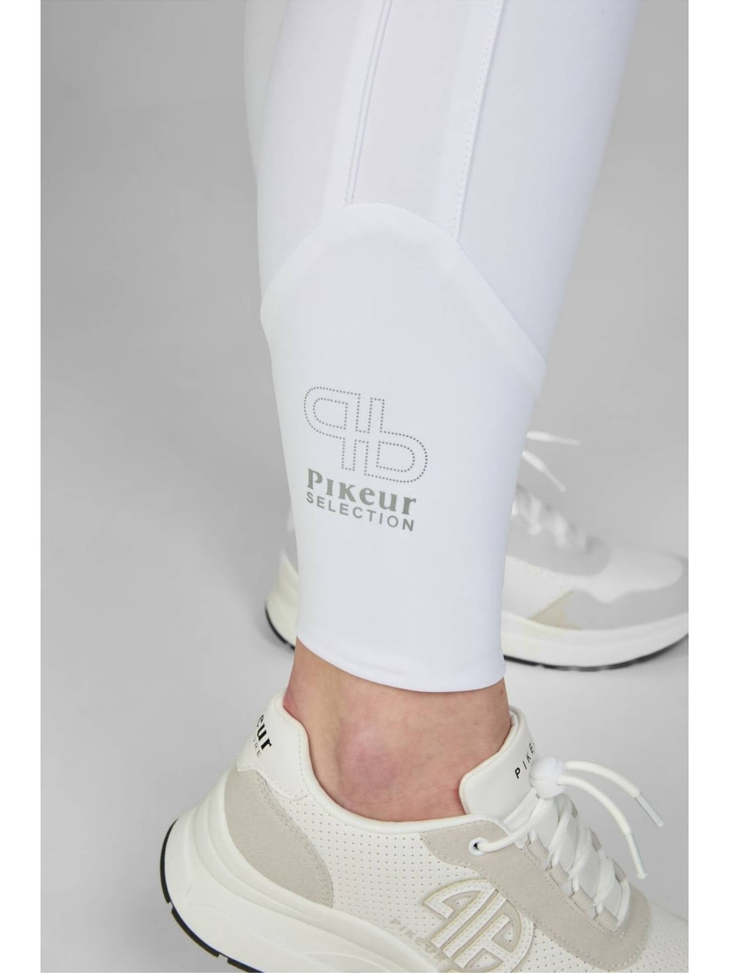 PIKEUR LAURE SD BRYCZESY JEŹDZIECKIE Z WYSOKIM STANEM BIAŁE DAMSKIE