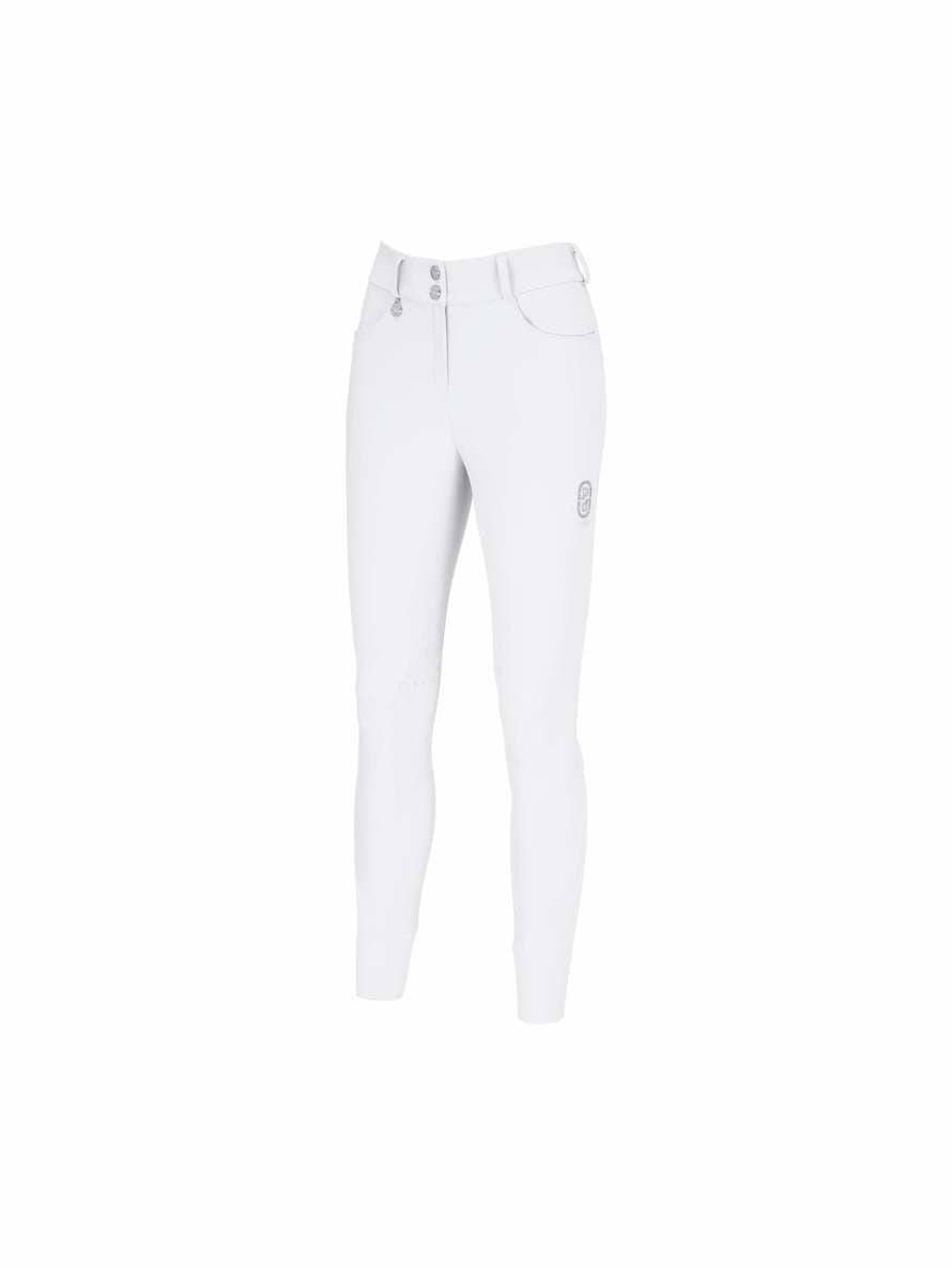 PIKEUR CEELINA SD KN SS26 BIAŁE BRYCZESY JEŹDZIECKIE DAMSKIE SELECTION - Pikeur Equishop