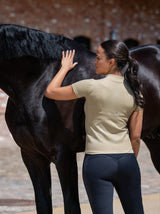 PIKEUR KNIT SHIRT KOSZULKA JEŹDZIECKA Z ZAMKIEM DAMSKA ATHLEISURE - Pikeur Equishop