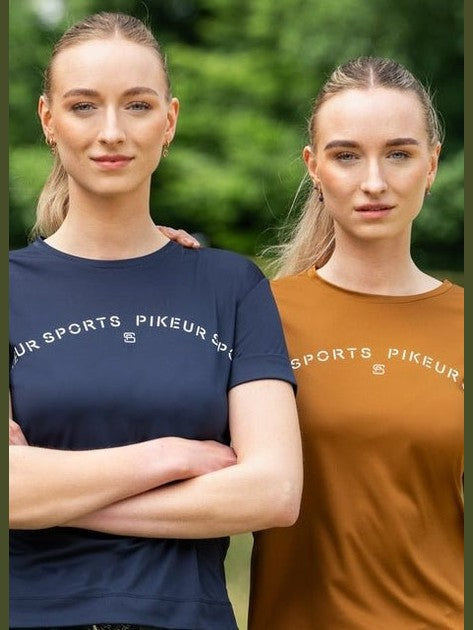 PIKEUR T - SHIRT JEŹDZIECKI Z LOGO DAMSKI SPORTS - Pikeur Equishop