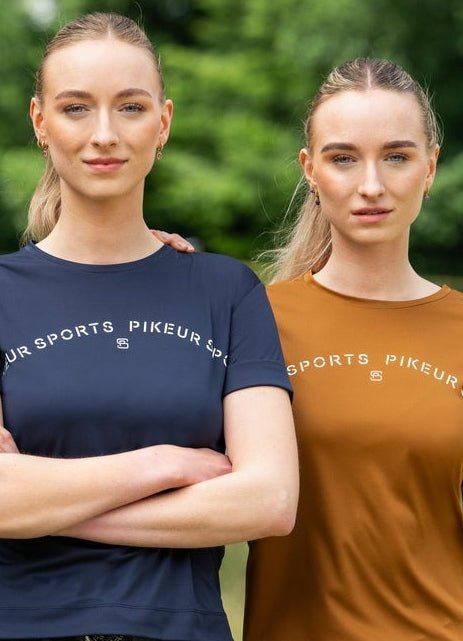 PIKEUR T - SHIRT JEŹDZIECKI Z LOGO DAMSKI SPORTS - Pikeur Equishop