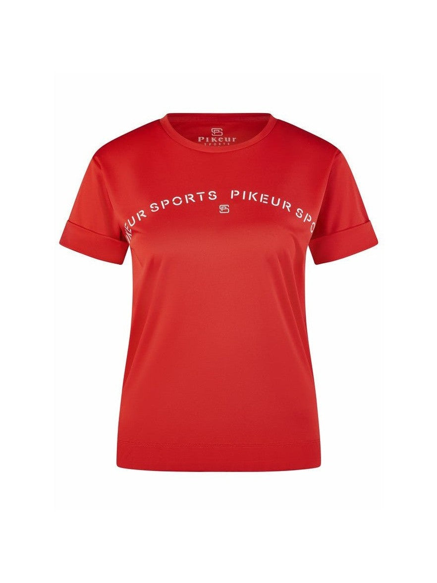 PIKEUR T - SHIRT JEŹDZIECKI Z LOGO DAMSKI SPORTS - Pikeur Equishop