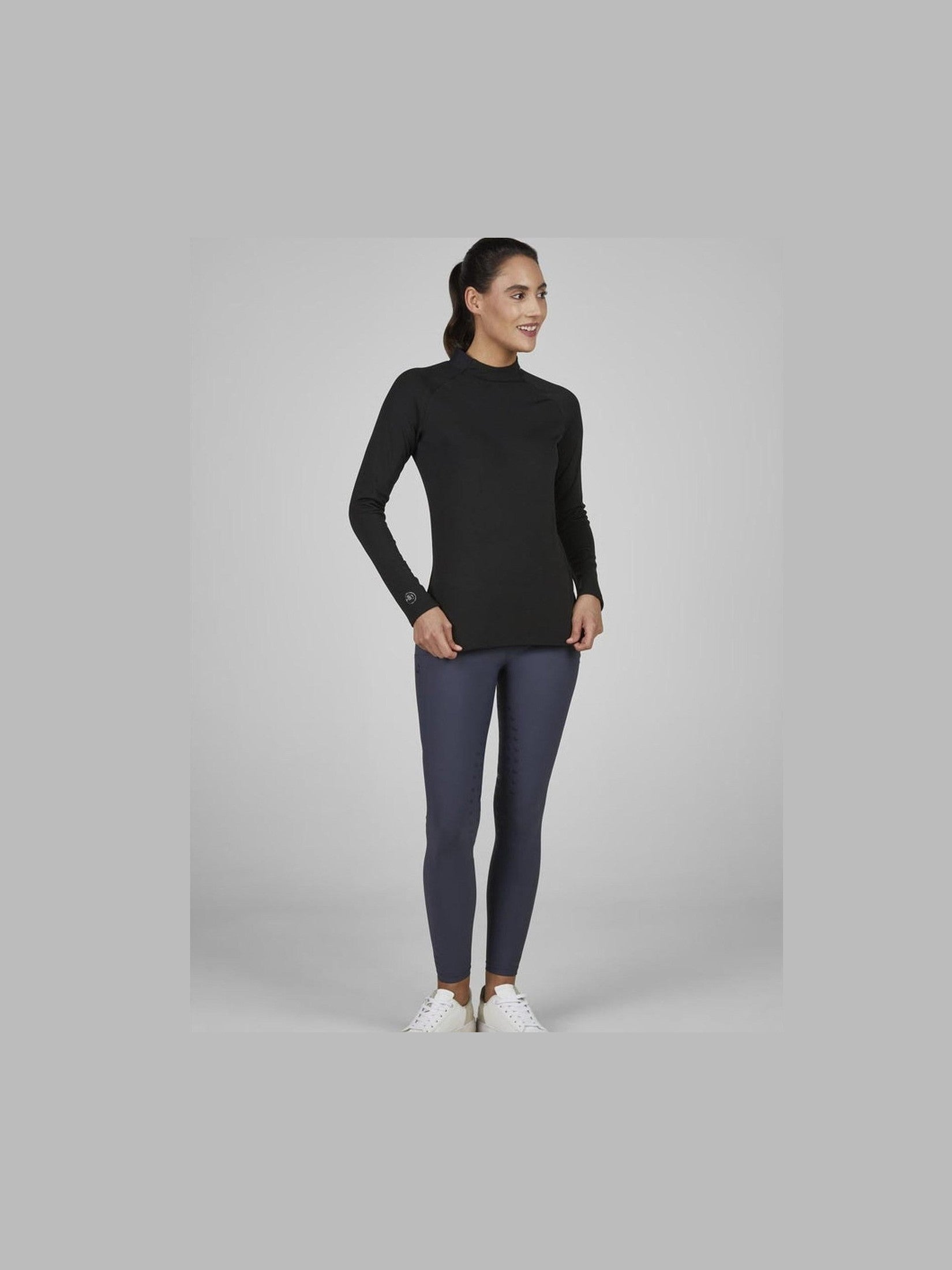 PIKEUR TRENINGOWA KOSZULKA JEŹDZIECKA ROLL NECK DAMSKA ATHLEISURE - Pikeur Equishop