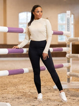 PIKEUR YELLA SD BEZSZWOWE LEGGINSY JEŹDZIECKIE Z PEŁNYM LEJEM ATHLEISURE - Pikeur Equishop