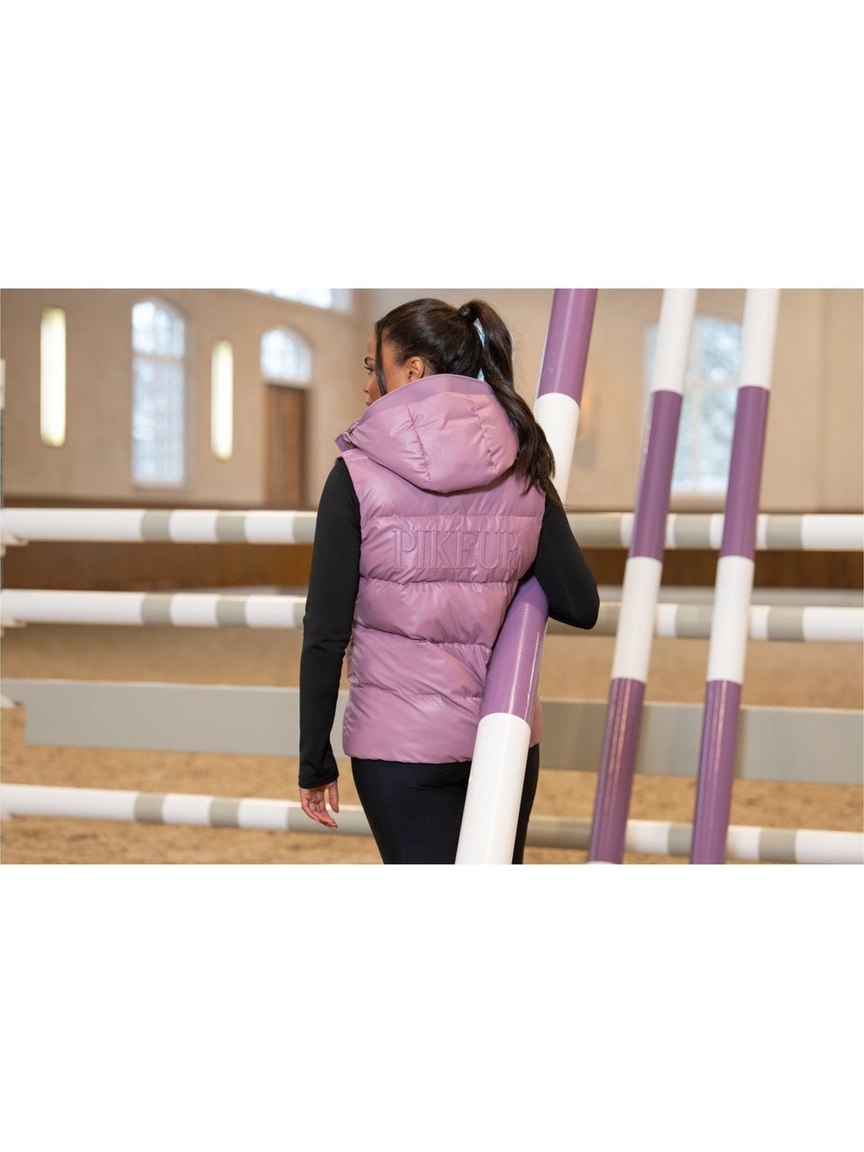 PIKEUR PIKOWANA KAMIZELKA JEŹDZIECKA Z KAPTUREM DAMSKA ATHLEISURE