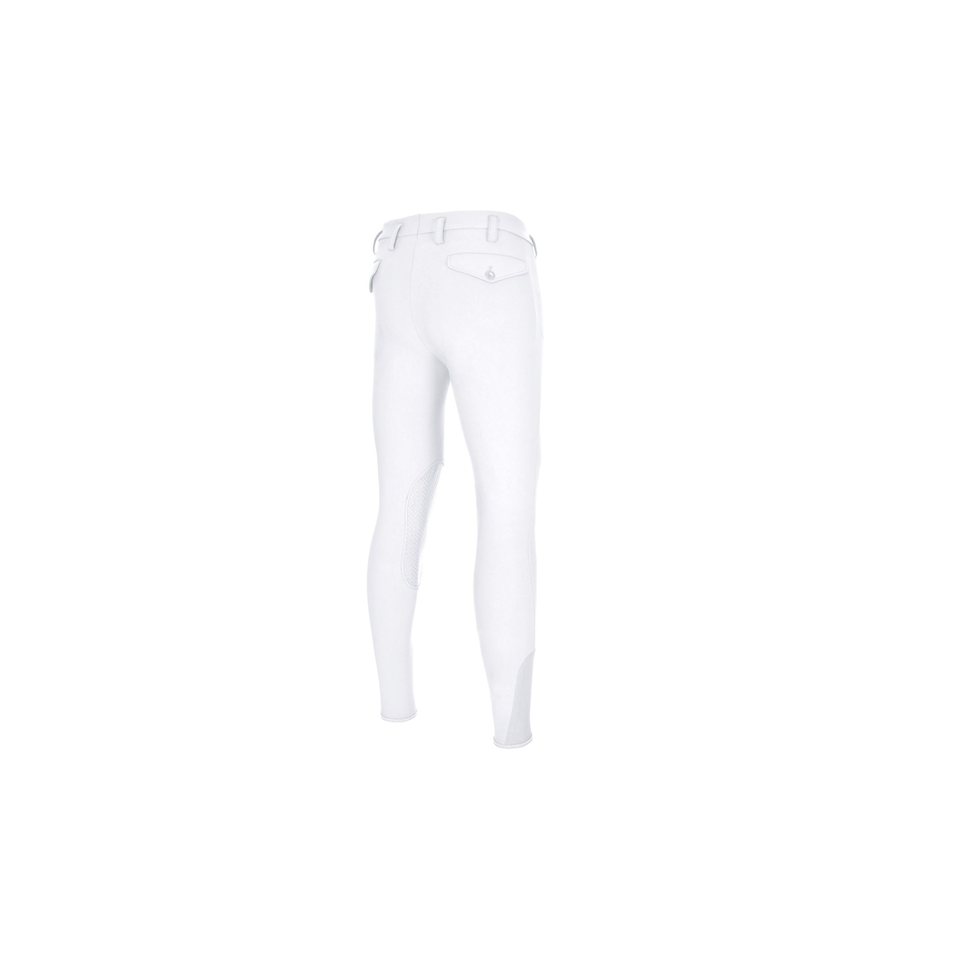 PIKEUR RODRIGO GR BRYCZESY JEŹDZIECKIE Z LEJEM KOLANOWYM BIAŁE MĘSKIE