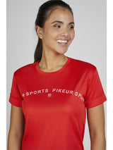 PIKEUR T-SHIRT JEŹDZIECKI Z LOGO DAMSKI SPORTS