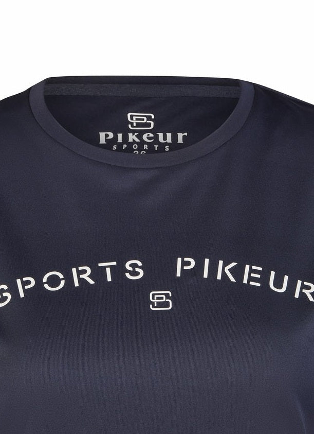 PIKEUR T-SHIRT JEŹDZIECKI Z LOGO DAMSKI SPORTS
